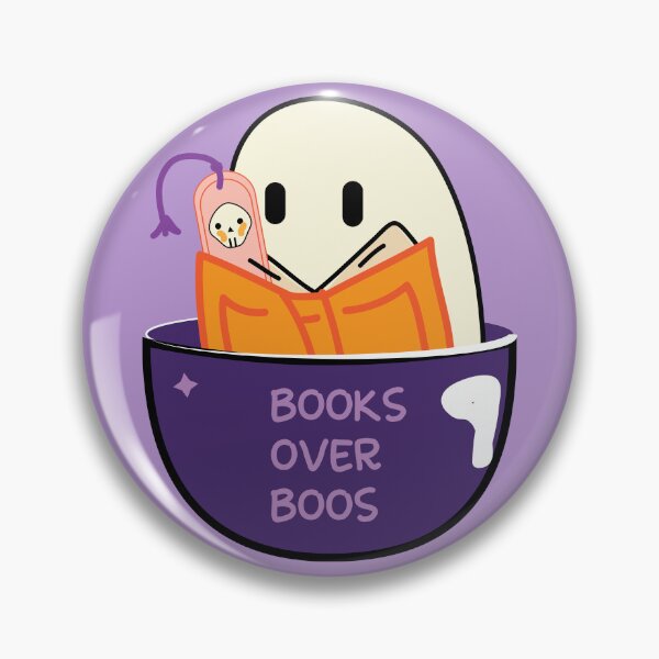 Artikelvorschau, Bücher statt Geister: Ein süßer Halloween-Geist für Bücherliebhaber entworfen und verkauft von fluffyfamcraft.
