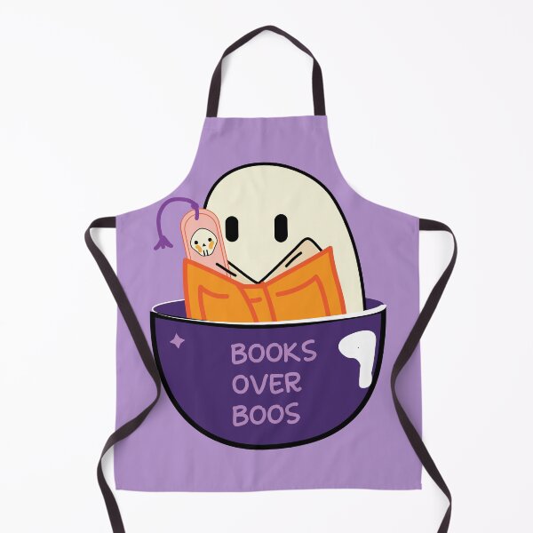 Item preview, Books over boos cute Halloween book lover ghost designed and sold by fluffyfamcraft.