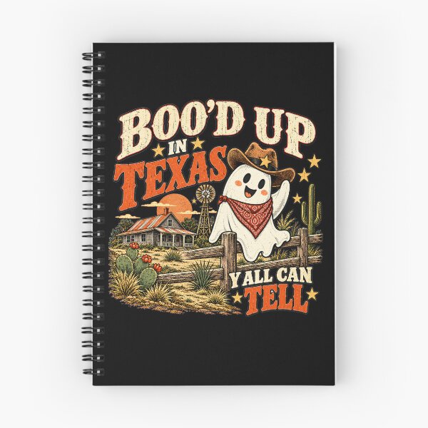 Item preview, Cute Texas Halloween Ghost Cowboy Western Desert Vintage Design designed and sold by CatiaStudioArt.