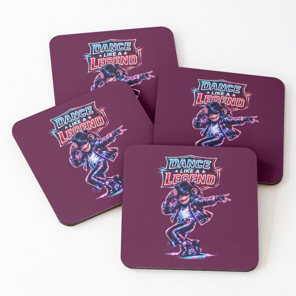 Item preview, Neon Chimp Dancer – Retro Tech Legendary Dance Art designed and sold by CABRA SHOP.