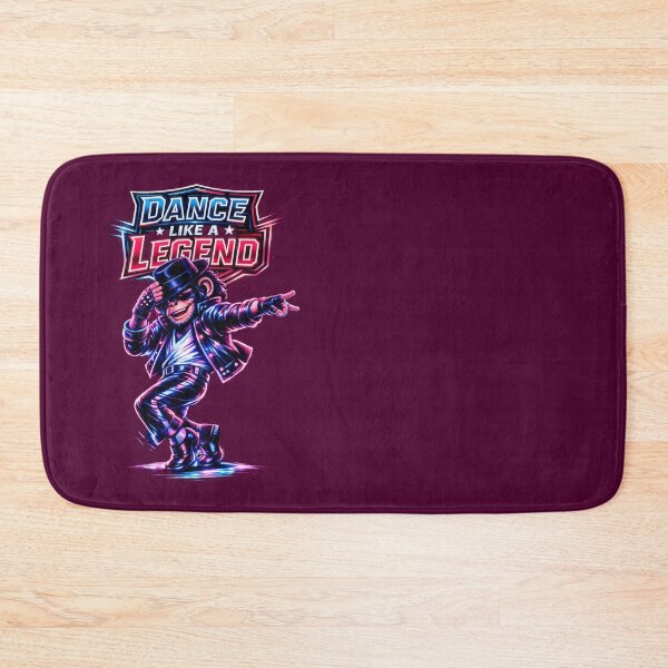 Item preview, Neon Chimp Dancer – Retro Tech Legendary Dance Art designed and sold by Cabrasco.