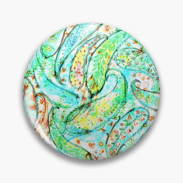 Item preview, Colorful paisley ornament designed and sold by bokasin.