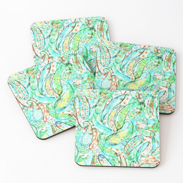 Item preview, Colorful paisley ornament designed and sold by bokasin.