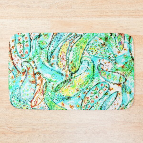 Item preview, Colorful paisley ornament designed and sold by bokasin.
