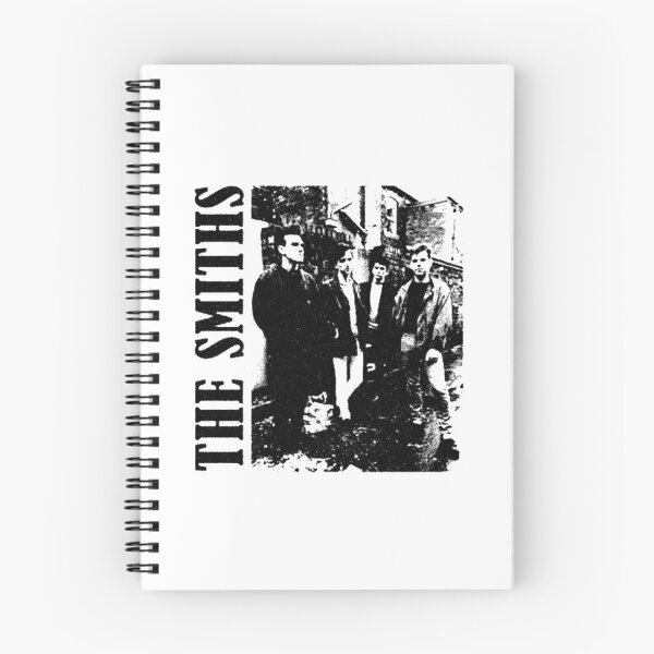 Item preview, The S m i t h s Vintage 80s British Indie Rock Band Black and White Graphic designed and sold by ZevyStores.