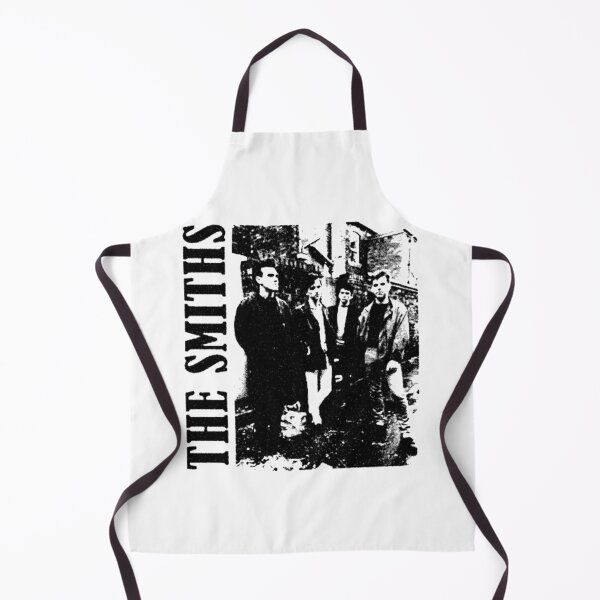 Item preview, The S m i t h s Vintage 80s British Indie Rock Band Black and White Graphic designed and sold by ZevyStores.