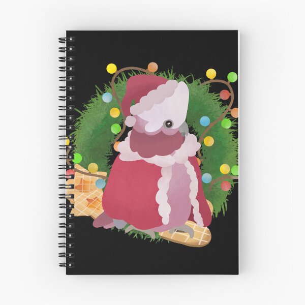 Item preview, Christmas Galah Cockatoo illustration designed and sold by FandomizedRose.