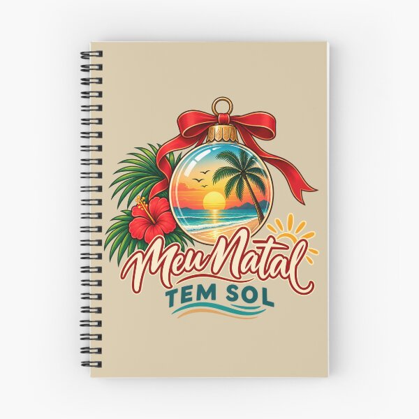 Item preview, Meu Natal Tem Sol – Tropical Summer Christmas Beach Design designed and sold by warlistop.
