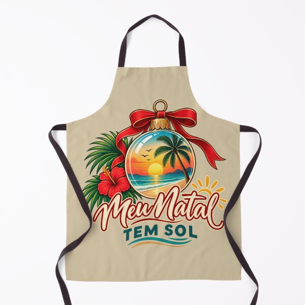 Item preview, Meu Natal Tem Sol – Tropical Summer Christmas Beach Design designed and sold by warlistop.