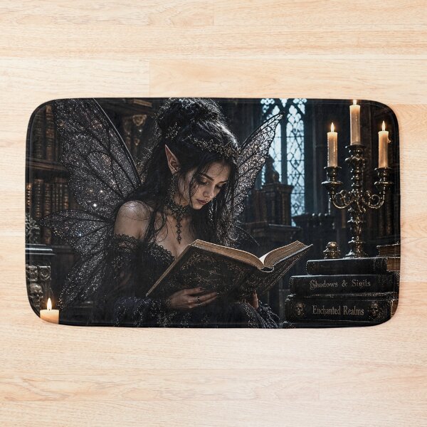 Item preview, Gothic Library Fairy Reading Spellbook designed and sold by Storybook Botanica.