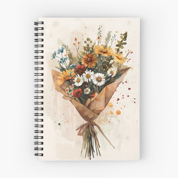 Item preview, Rustic watercolor wildflower bouquet designed and sold by Artdavesalzburg.