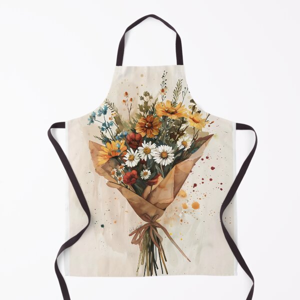 Item preview, Rustic watercolor wildflower bouquet designed and sold by Artdavesalzburg.