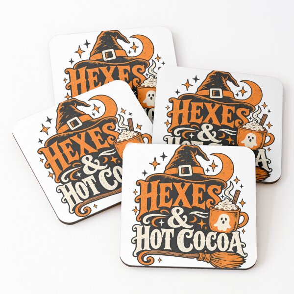 Item preview, Hexes and Hot Cocoa Cute Witch Halloween designed and sold by Livanty.