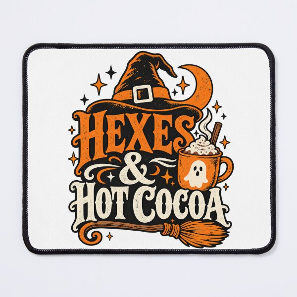 Item preview, Hexes and Hot Cocoa Cute Witch Halloween designed and sold by Livanty.