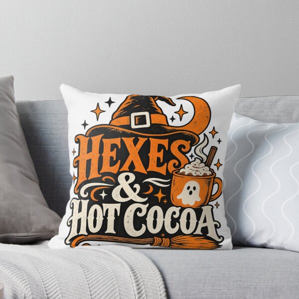 Item preview, Hexes and Hot Cocoa Cute Witch Halloween designed and sold by Livanty.