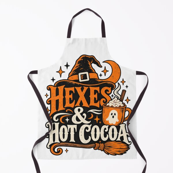 Item preview, Hexes and Hot Cocoa Cute Witch Halloween designed and sold by Livanty.
