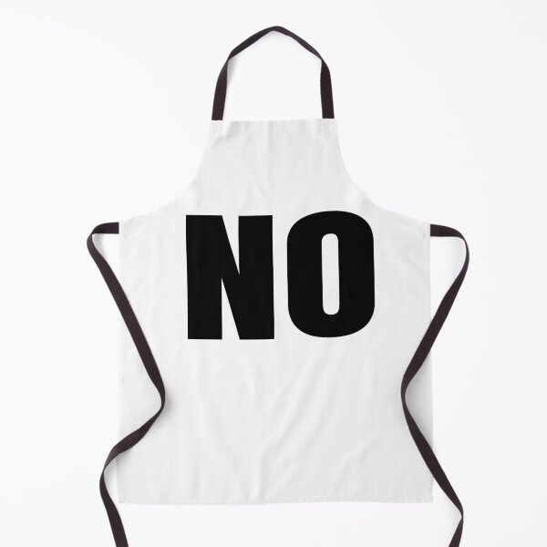 Item preview, NO — a bold minimalist typography design for anyone who believes one word can say it all. designed and sold by PIXEL POP DESIGNS - Beyond the Norm!.