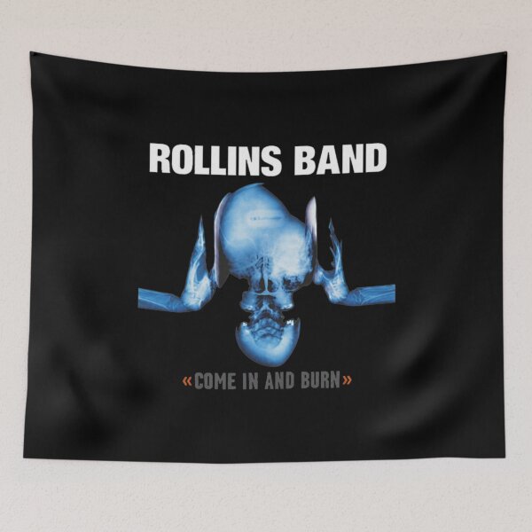 Item preview, Rollinss Band Comes In And Burnss X-Ray Skull  designed and sold by YuriaAbisarStu.