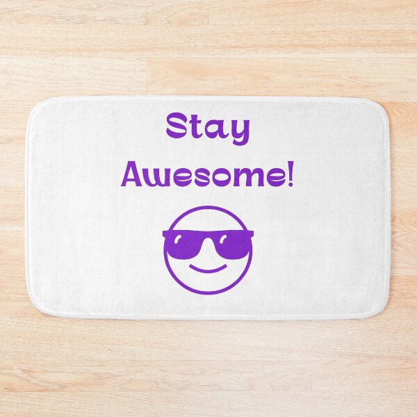 Item preview, Stay Awesome! (Smiley Face) designed and sold by Caris Clothing.