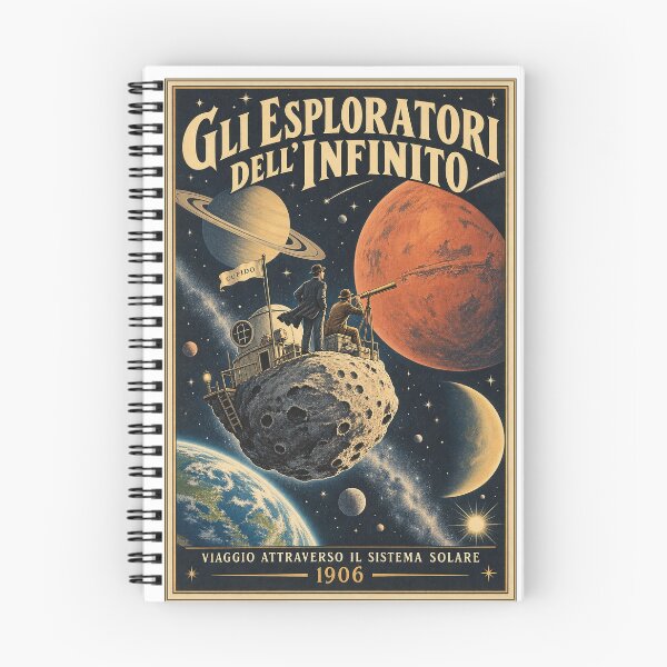 Item preview, Gli esploratori dell’infinito 1906 – Vintage Italian Science Fiction designed and sold by Past in Threads.