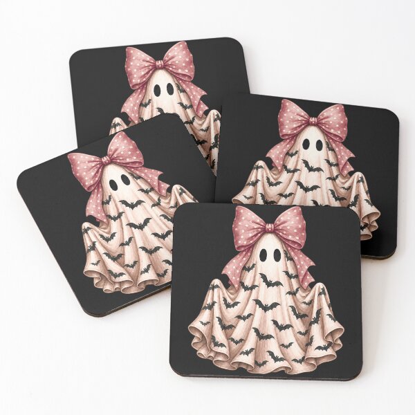 Item preview, Preppy Ghost Coquette Halloween – Cute Spooky Bats Girly Fall designed and sold by Rtcraftani.