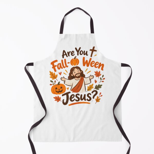 Item preview, Funny Christian Fall Halloween Jesus Pumpkin Autumn Cute Faith Design designed and sold by LandFinStudio.