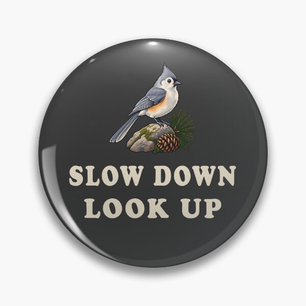 Item preview, Slow Down. Look Up.  Inspirational Birdwatching Vintage Shirt designed and sold by Mambila.