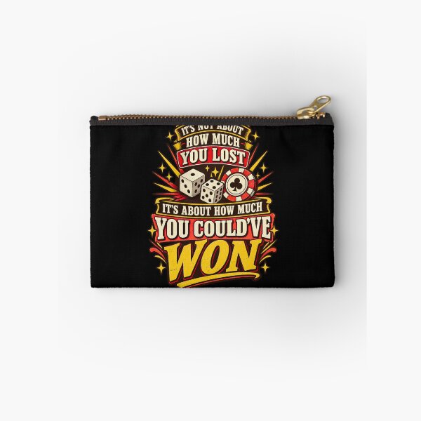 Item preview, Could've Won Casino Joke - Retro Dice & Poker Chip designed and sold by FTS-Studio.