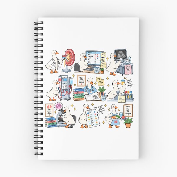Item preview, Goose Nephrology Nurse Kidney Care Renal Dialysis Medical designed and sold by LandFinStudio.