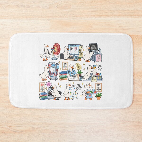 Item preview, Goose Nephrology Nurse Kidney Care Renal Dialysis Medical designed and sold by LandFinStudio.