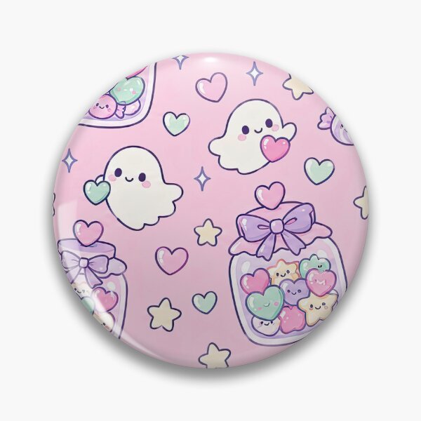 Item preview, Kawaii Ghost Candy Jar Pattern designed and sold by Soft Berry Studio.