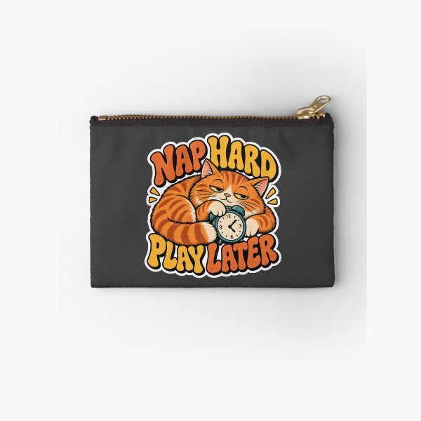 Item preview, Nap Hard Play Later Orange Tabby Cat – Funny Sleepy Cat designed and sold by Jaani-T.