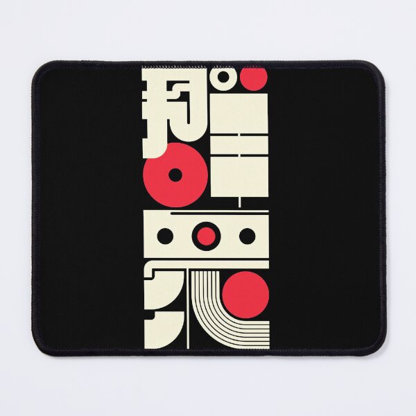 Item preview, Prosperity Chinese Character Geometric Typography Cream Red Art designed and sold by Mystic & Celestial Art.