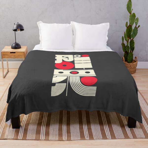 Item preview, Prosperity Chinese Character Geometric Typography Cream Red Art designed and sold by Mystic & Celestial Art.