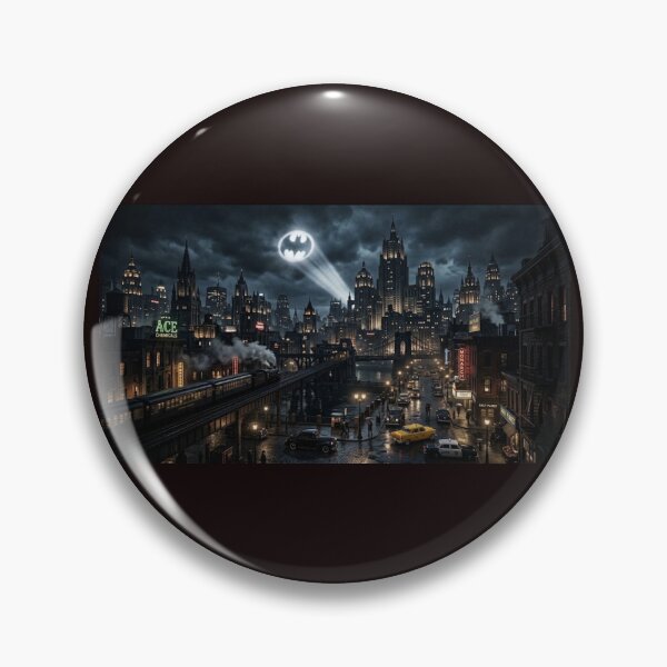 Item preview, GOTHAM CITY at NIGHT designed and sold by deafhoops1.