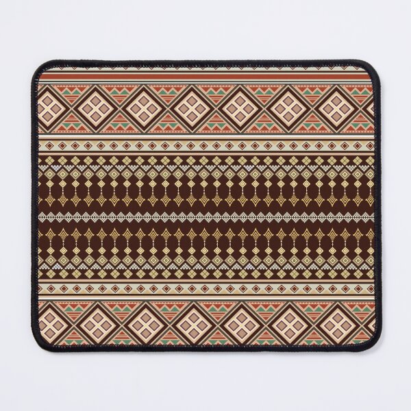 Item preview, Thai Ethnic Tribal Ikat Seamless Pattern - Brown Terracotta Boho Textile Design designed and sold by KOPatternCo.
