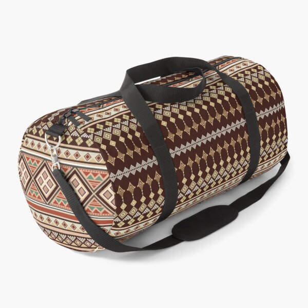 Item preview, Thai Ethnic Tribal Ikat Seamless Pattern - Brown Terracotta Boho Textile Design designed and sold by KOPatternCo.