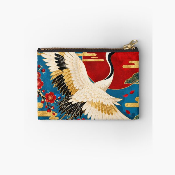 Item preview, Royal crane, cream colour  designed and sold by saranagliccuris.