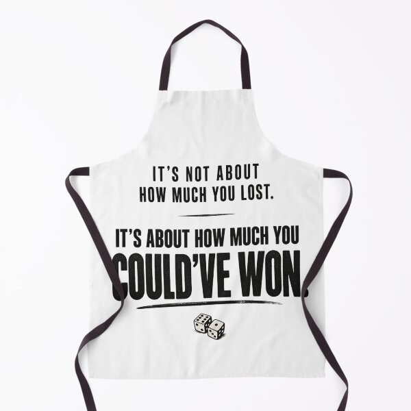 Item preview, Could've Won Gambling Quote - Minimal Dice Humor designed and sold by FTS-Studio.