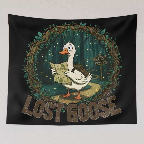 Item preview, Nope Also Nope Lost Goose Forest Adventure  designed and sold by FaeryNuff.