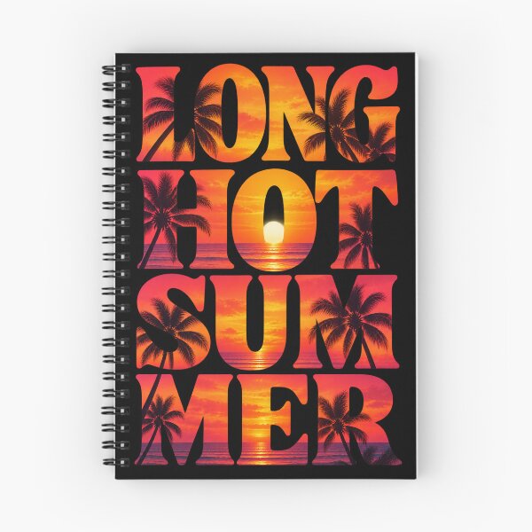 Item preview, LONG HOT SUMMER - palm trees and sunset designed and sold by darky72.