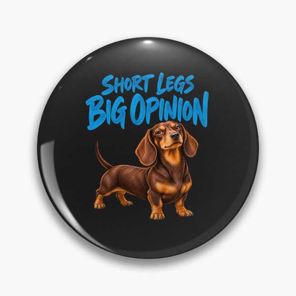 Item preview, Short Legs Big Opinion Dachshund Funny Dog designed and sold by AdicretorDesign.