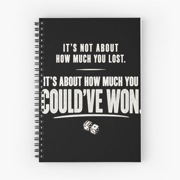 Item preview, Could've Won Gambling Quote - Minimal Dice Humor designed and sold by FTS-Studio.