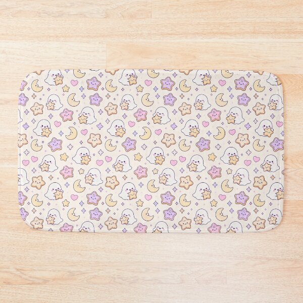 Item preview, Kawaii Ghost Star Cookie Pattern designed and sold by Soft Berry Studio.