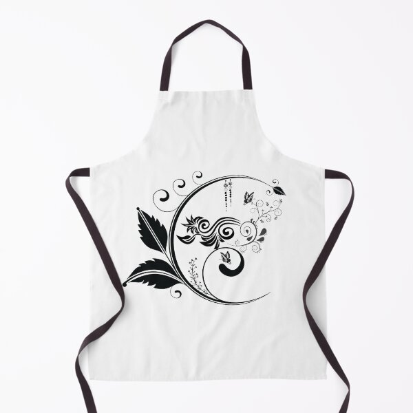 Item preview, Elegant Floral Line Art - Tribal Vine & Butterfly Decal designed and sold by Rehnair.