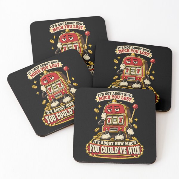 Item preview, Could've Won Slot Machine Joke - Retro Casino Humor designed and sold by FTS-Studio.