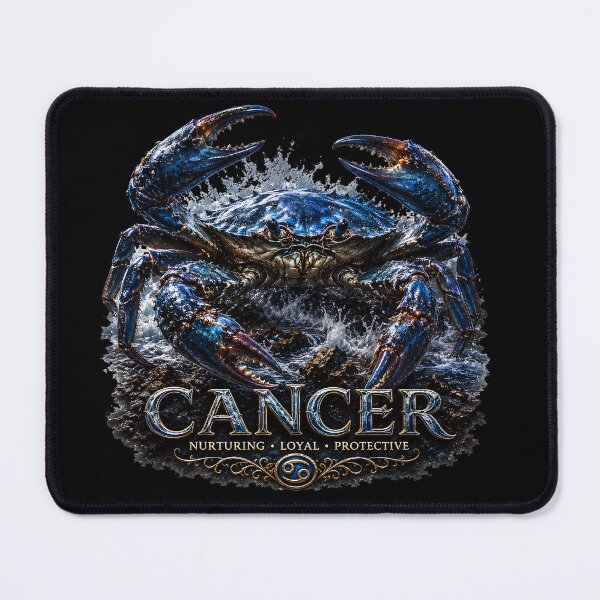 Item preview, Cancer Zodiac Art – Nurturing Loyal Protective Crab designed and sold by Classic Chaos Creations.