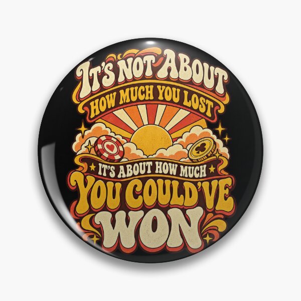 Item preview, Could've Won Casino Quote - Groovy Gambling Humor designed and sold by FTS-Studio.