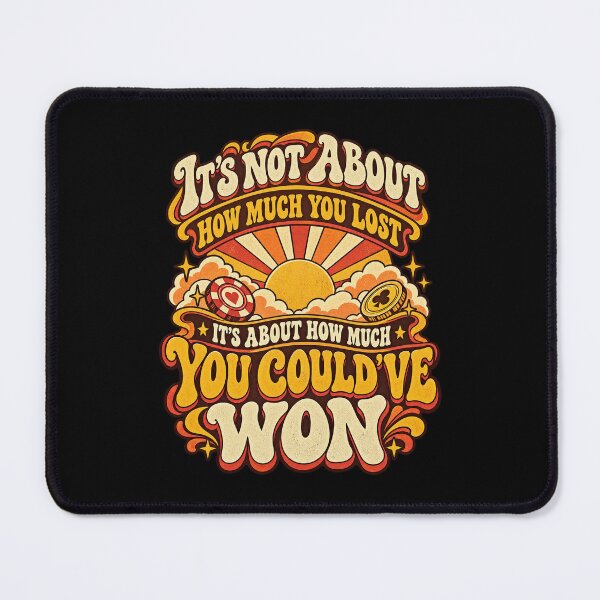 Item preview, Could've Won Casino Quote - Groovy Gambling Humor designed and sold by FTS-Studio.