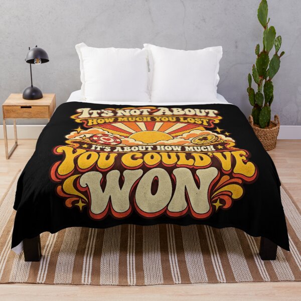 Item preview, Could've Won Casino Quote - Groovy Gambling Humor designed and sold by FTS-Studio.